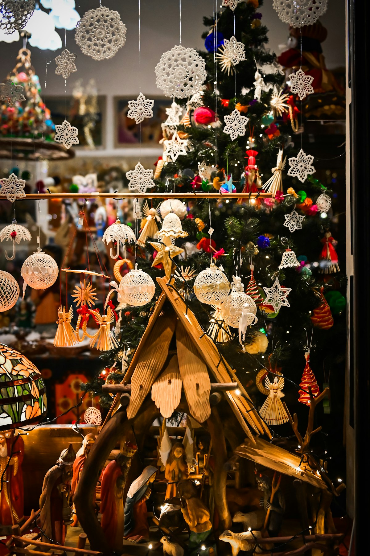 Sapin de Noël de sol imprimé en quadrichromie par ReflexPrinting