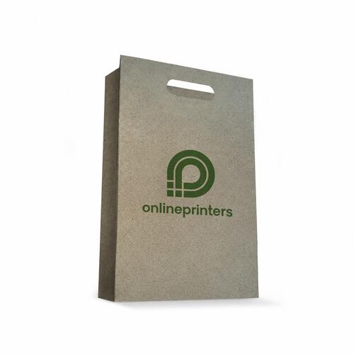 Shopper di carta con maniglia fustellata ECO stampato in quadricromia da ReflexPrinting